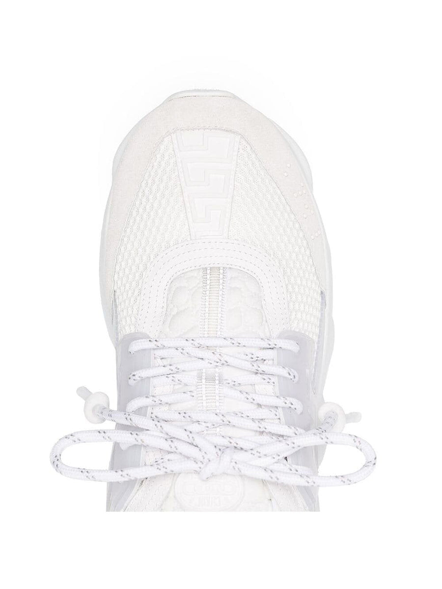Versace Chain Reaction Trainers in White – Santos Couture