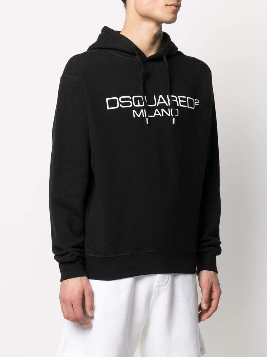 Dsquared2 D2 Milano Hoodie Black – Santos Couture