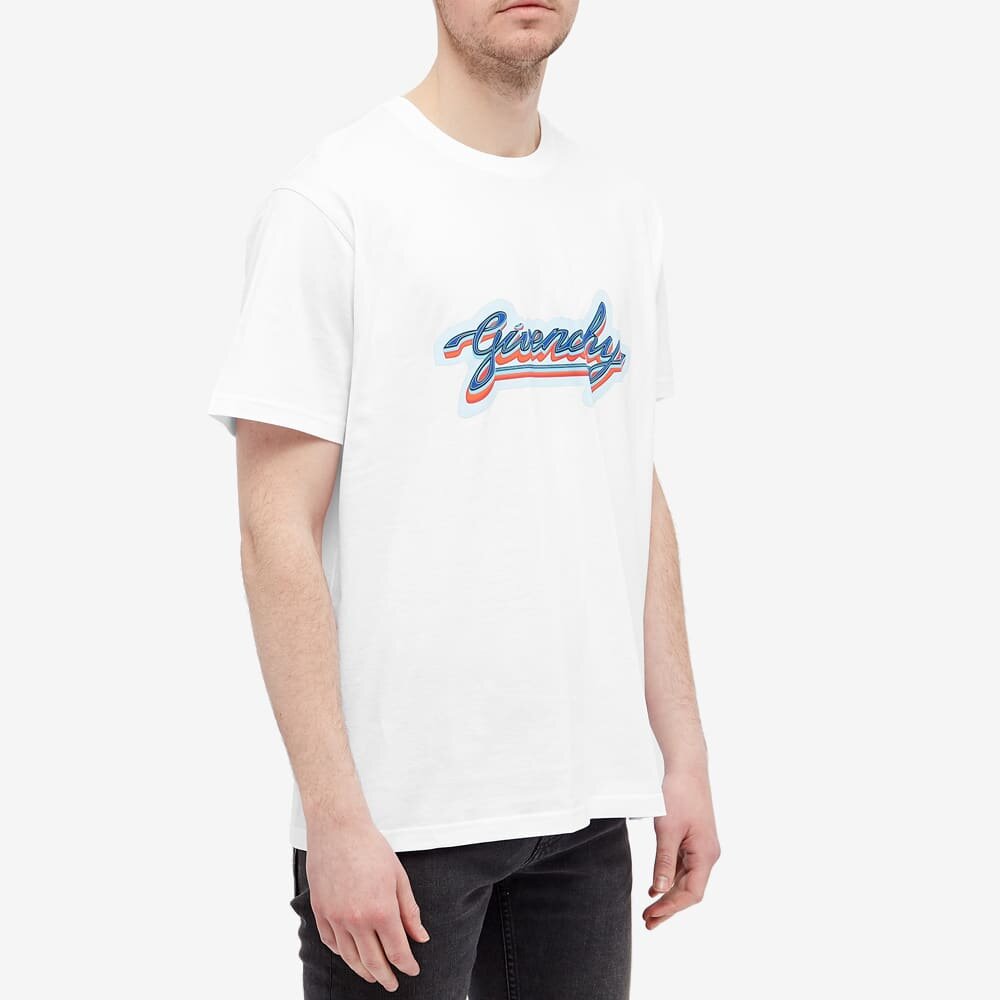 Givenchy logo outlet patch t shirt