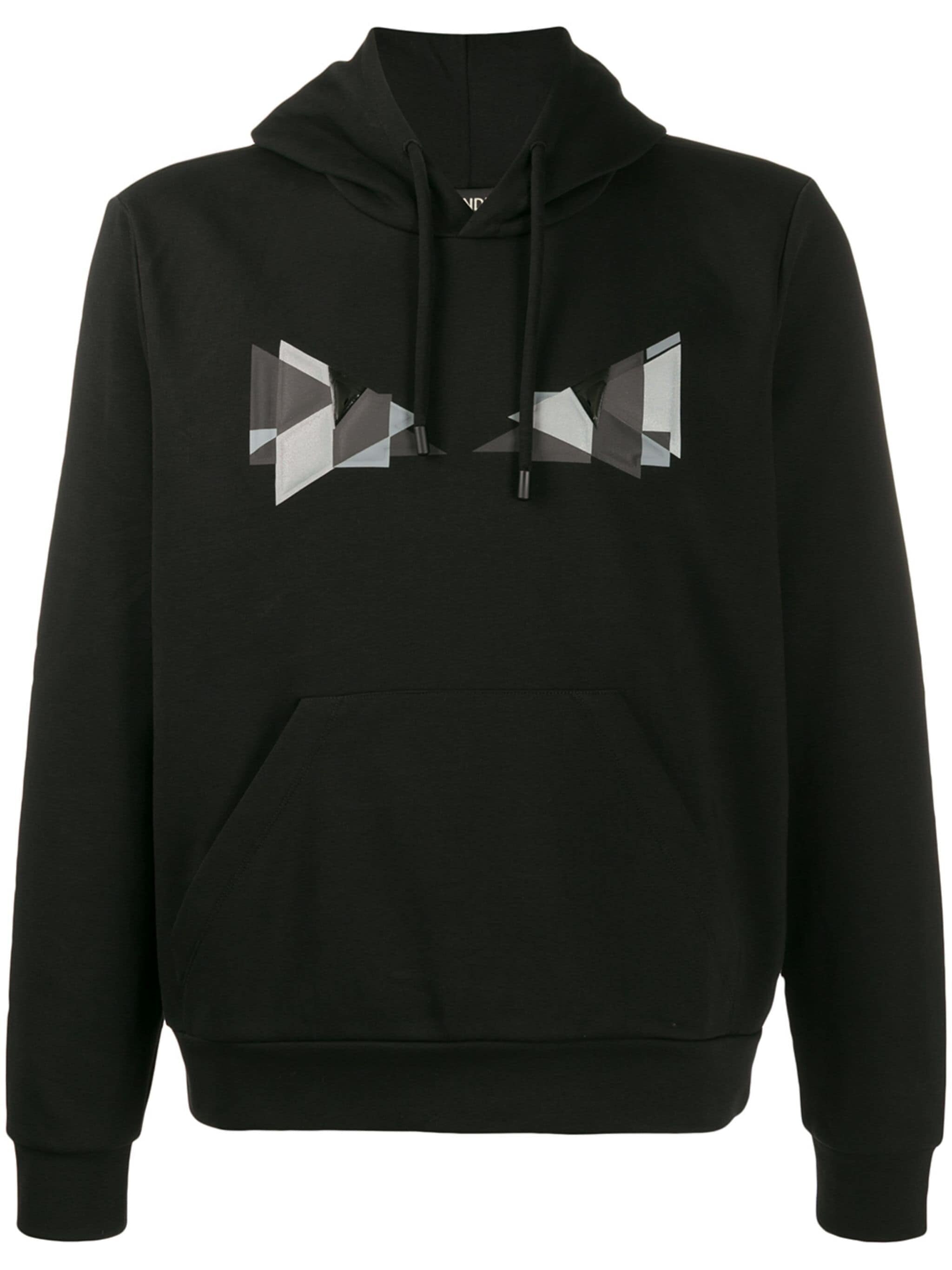 Fendi hoodie black sale