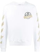 Off-White Tape Logo White Sweatshirt