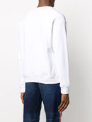 Dsquared2 Mini Icon-print Crew Neck Sweatshirt in White