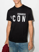 Dsquared2 Icon Printed T-shirt in Black