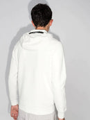 C.P. Company Logo Patch Hoodie & Short Set in White