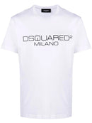 Dsquared2 Milano Logo-print T-shirt in White