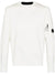 C.P. Company Logo Patch Sweatshirt & Short Set in White