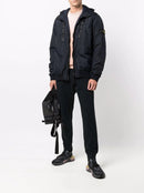 C.P. Company Logo Patch Hoodie & Joggers Tracksuit in Black