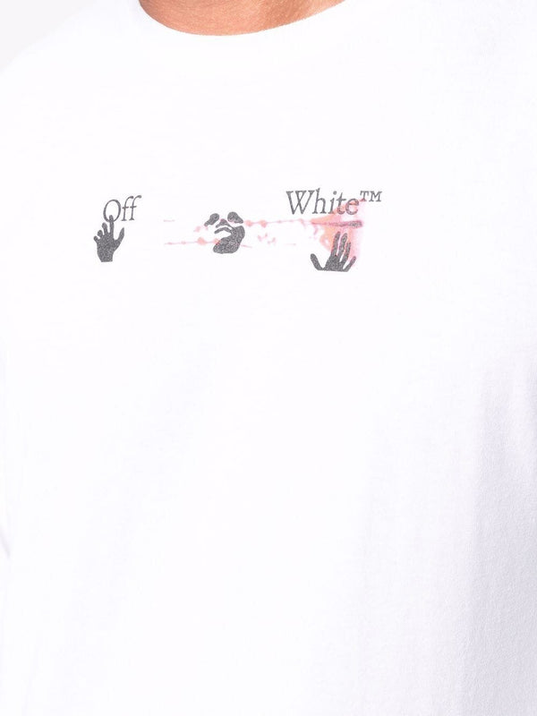 Off-White Arrow Logo-print Long-sleeve T-shirt in White