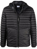 C.P. Company DD Shell Goggle Puffer Jacket in Black