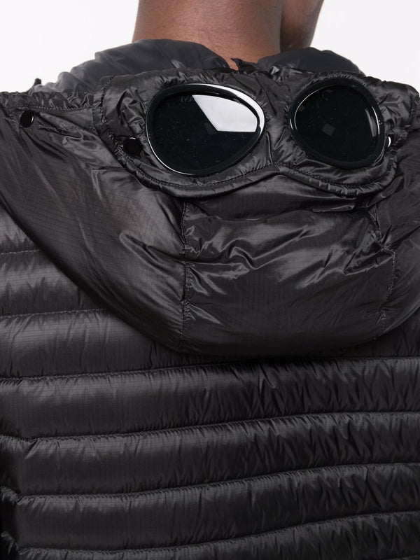 Coat on sale with goggles