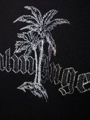 Palm Angels Logo Crew Black Sweater