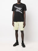 Stone Island Compass-patch Track Shorts in Lime Green