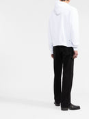 Amiri Logo-Detailed Cotton-Jersey Hoodie in White