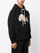 Palm Angels Teddy Bear Print Hoodie Black