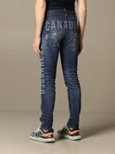 Dsquared2 Canadian Brothers Print Cool Guy Jean Jeans