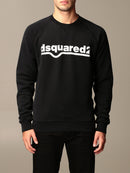 Dsquared2 Classic Raglan Fit Logo Black Sweatshirt
