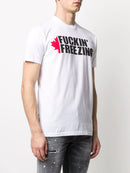 Dsquared2 Freezing print T-shirt in White