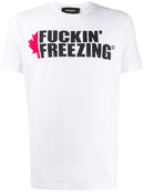 Dsquared2 Freezing print T-shirt in White