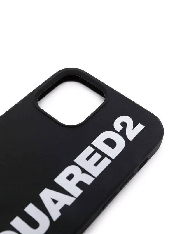Dsquared2 Black Logo-print iPhone 13 Pro Max Case