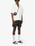 Palm Angels Curved Logo Swimming Shorts in Black