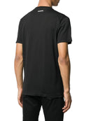 Dsquared2 D2 Sliced Logo Black T-shirt in Black