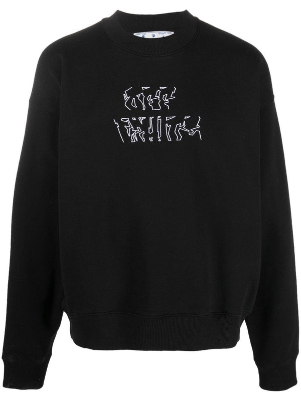 Off-White Neen Arrow Skate Black Sweatshirt