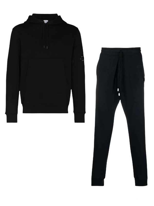 Black cp tracksuit hotsell