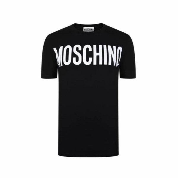 Moschino Logo Print Tee | Black