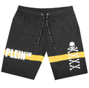 Philipp Plein TM Skull And Bones Black Swim Shorts