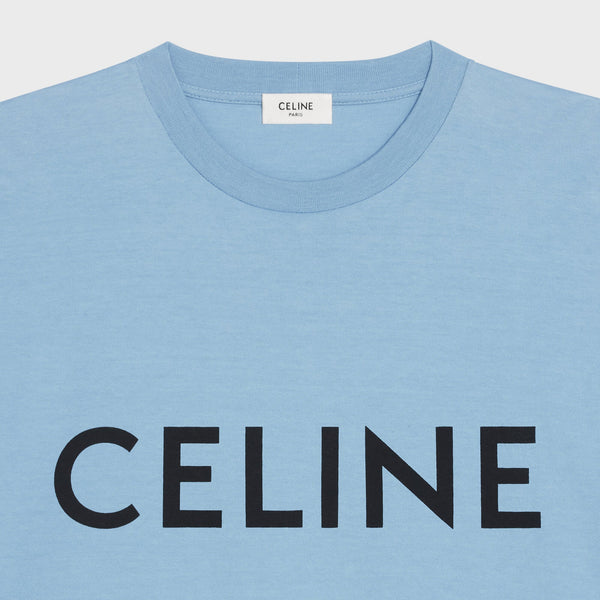 Celine Homme - Men - logo-print Cotton-jersey T-Shirt Blue - XXL