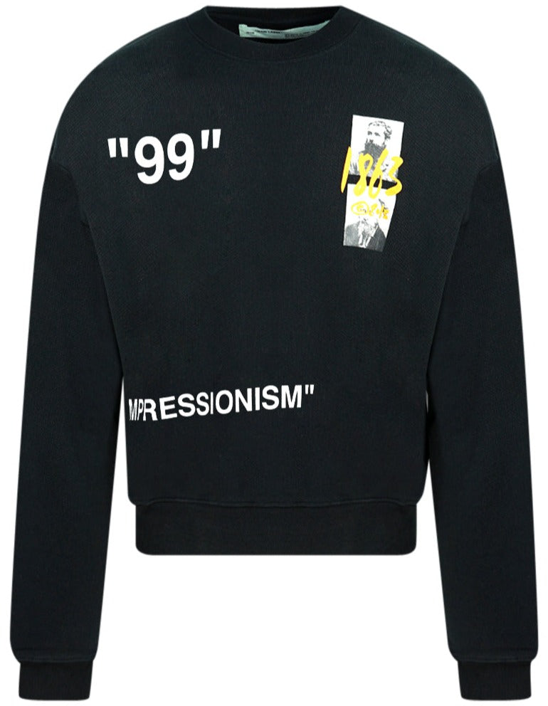 Off white shop impressionism sweatshirt