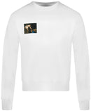 Off-White Caravaggio Angel Arrow Logo White Sweatshirt
