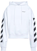 Off-White Diag Helvetica Over White Hoodie